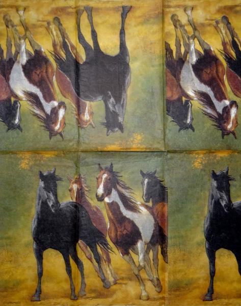 123 Horses - 3-ply - Dala - Sweden